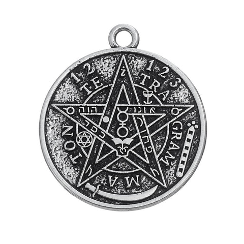 Tetagramatron Amuleto. Plata Tibetana.
